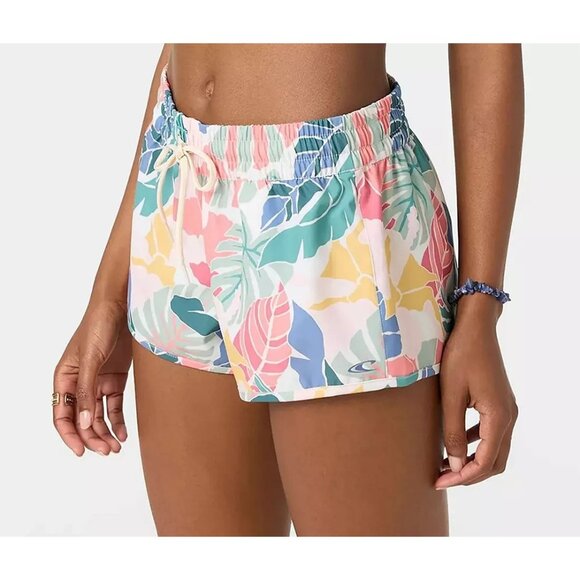O'NEILL WOMENS SALTWATER ESSENTIALS BALBOA PRINTED 2" ELASTIC BOARDSHORTS Small - Picture 6 of 9